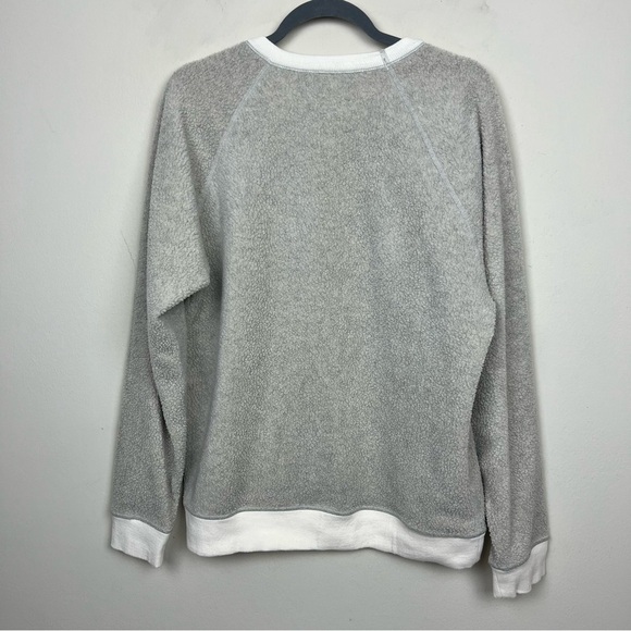 Patagonia Men's Reversible Shearling Crew Pullover Sweatshirt Natural - Picture 8 of 11